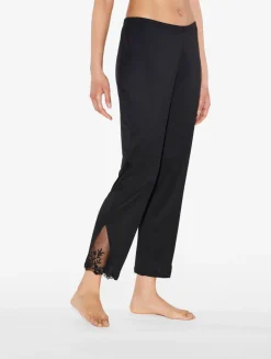 La Perla Trousers In Modal With Embroidered Tulle< Pajamas|Loungewear