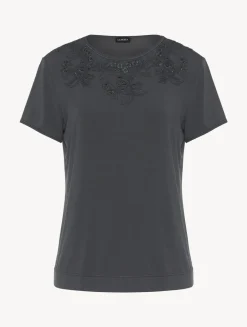 La Perla T-shirt In Charcoal< Camisoles|Pajamas