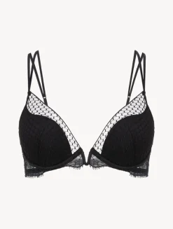 La Perla Underwired Push-Up Bra With Leavers Lace< Padded|Push-Up