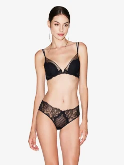 La Perla Underwired Push-Up Bra With Leavers Lace< Padded|Push-Up