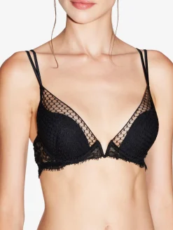 La Perla Underwired Push-Up Bra With Leavers Lace< Padded|Push-Up