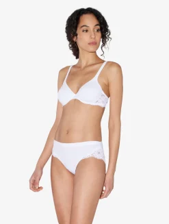 La Perla Lace And Cotton Underwired Bra< T-Shirt|Underwired