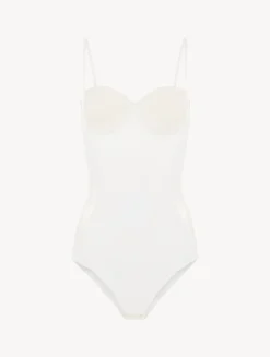 La Perla Lycra Control Fit Body With Chantilly Lace< Bodysuits & Bustiers|Shapewear