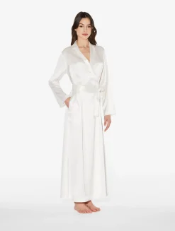 La Perla Silk Long Robe< Robes|Silk Sleepwear