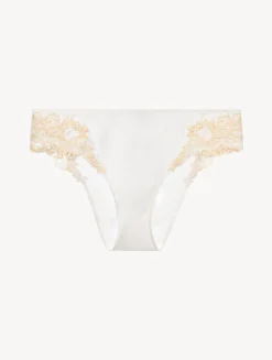La Perla Silk Medium Briefs With Frastaglio< Mid-Rise