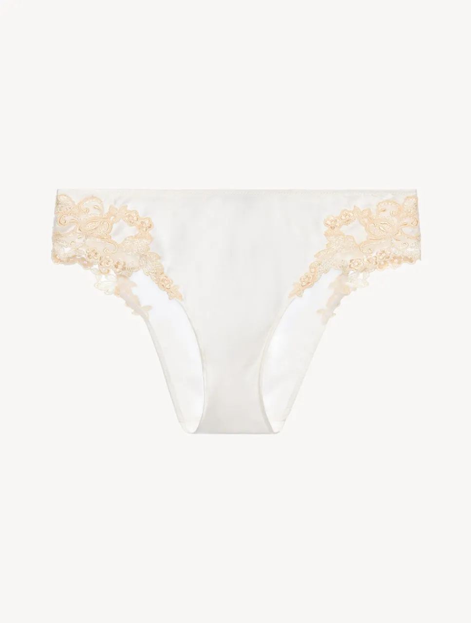 La Perla Silk Medium Briefs With Frastaglio< Mid-Rise