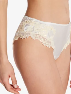 La Perla Silk Medium Briefs With Frastaglio< Mid-Rise