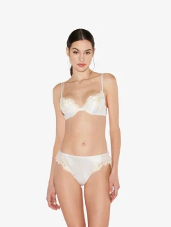 La Perla Silk Push-up Bra With Frastaglio< Padded|Push-Up