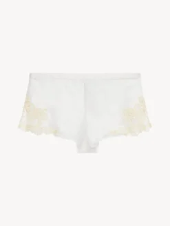 La Perla Silk Satin Sleep Shorts With Frastaglio< Pajamas|Sleep Shorts & Trousers