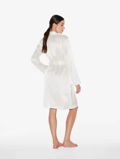 La Perla Silk Short Robe< Robes|Silk Sleepwear