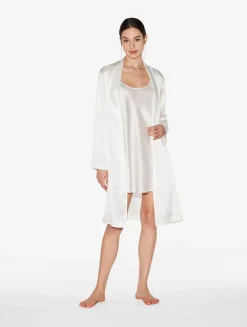 La Perla Silk Short Robe< Robes|Silk Sleepwear
