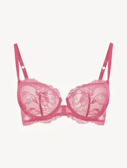 La Perla Wild Orchid Lace Balconette Bra< Balconette|Underwired