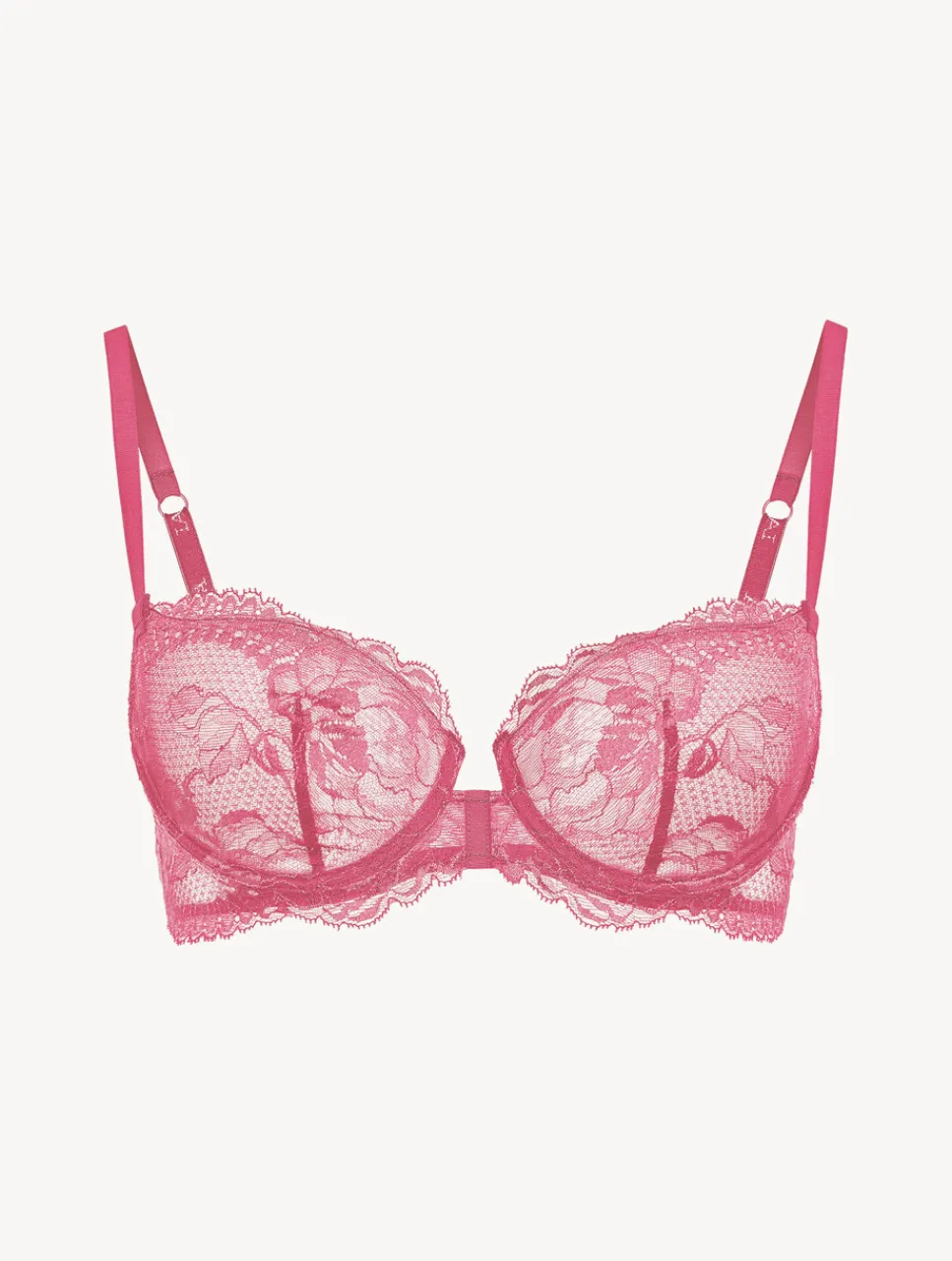La Perla Wild Orchid Lace Balconette Bra< Balconette|Underwired